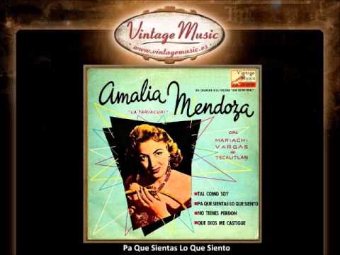 Amalia Mendoza -- Pa Que Sientas Lo Que Siento (VintageMusic.es)