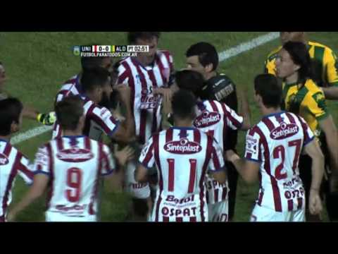 ¿Penal para el Tiburón?. Unión 0 - Aldosivi 0. Liguilla Pre-Sudamericana 2015. FPT.
