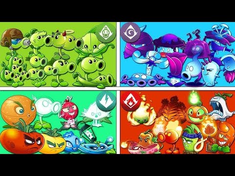 All PEA VS MUSHROOM Plants Battlez - Who Will Win? PvZ 2 Team Plant VS Team Plant