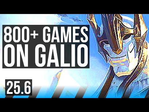 GALIO vs TALIYAH (MID) | 8/1/7, Legendary, 800+ games | KR Master | 25.6