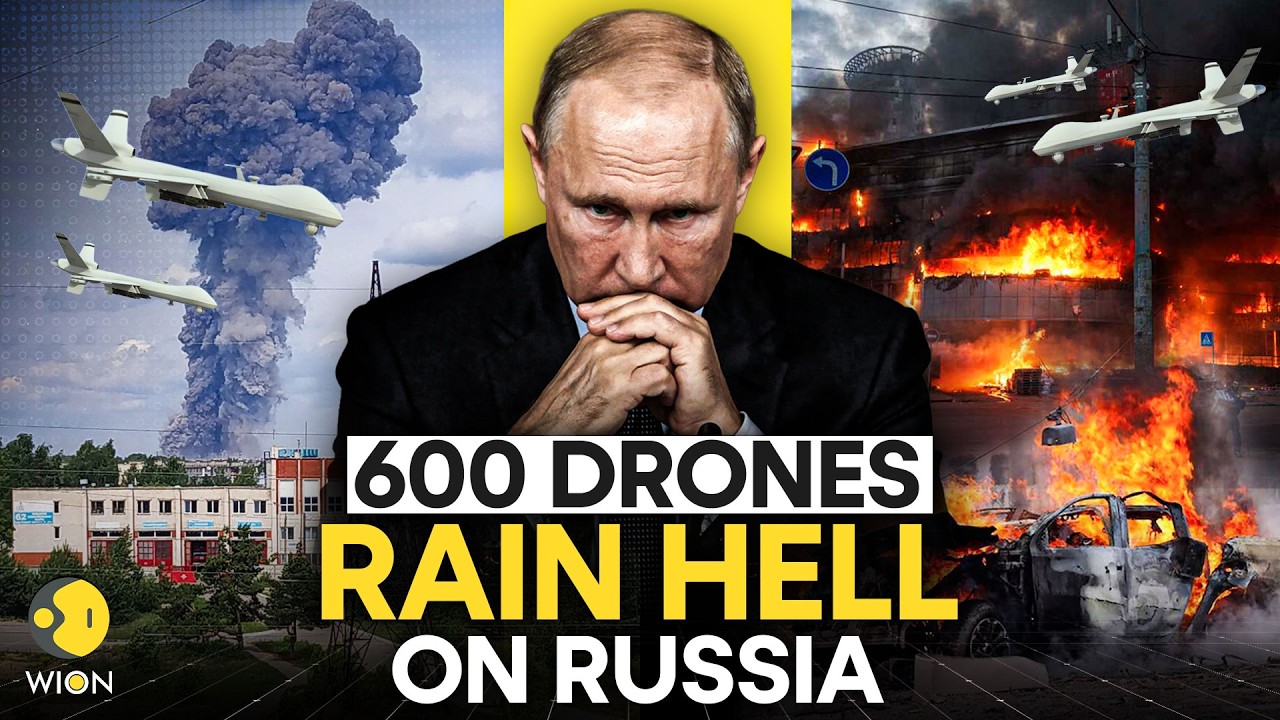 Russia-Ukraine War: Moscow Under Massive Drone Attack, 620 Drones Target Moscow Overnight | WION
