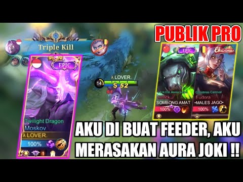 TOP GLOBAL MOSKOV DI LOCK !! MUSUH BERCANDA - MOBILE LEGENDS