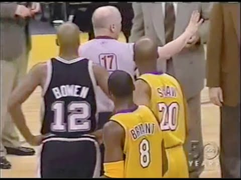 Bruce Bowen Defense on Kobe Bryant - 2003 WCSF Game 6