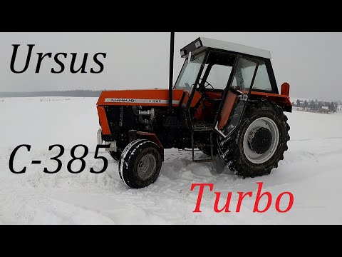 Ursus 385 Zimowe odpalanie