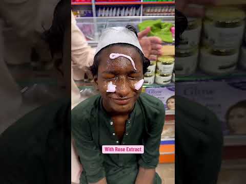 Glow & Clean Whitening Scrub Facial Wash Whitening With Rose Extract #ameenbeautytips