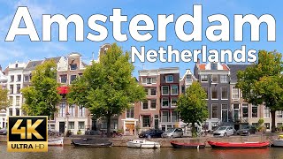 Amsterdam, Netherlands Walking Tour (4k Ultra HD 60fps) – With Captions