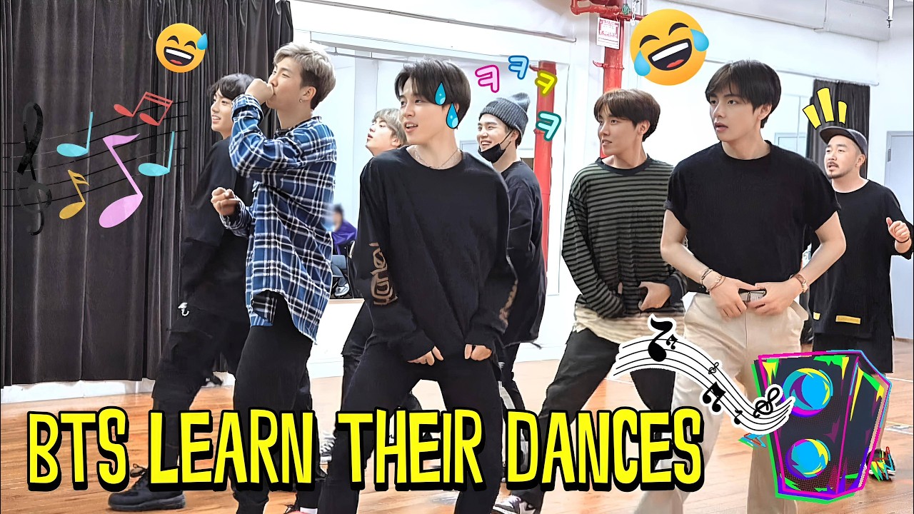 Let's See How BTS Learn Their Dances
