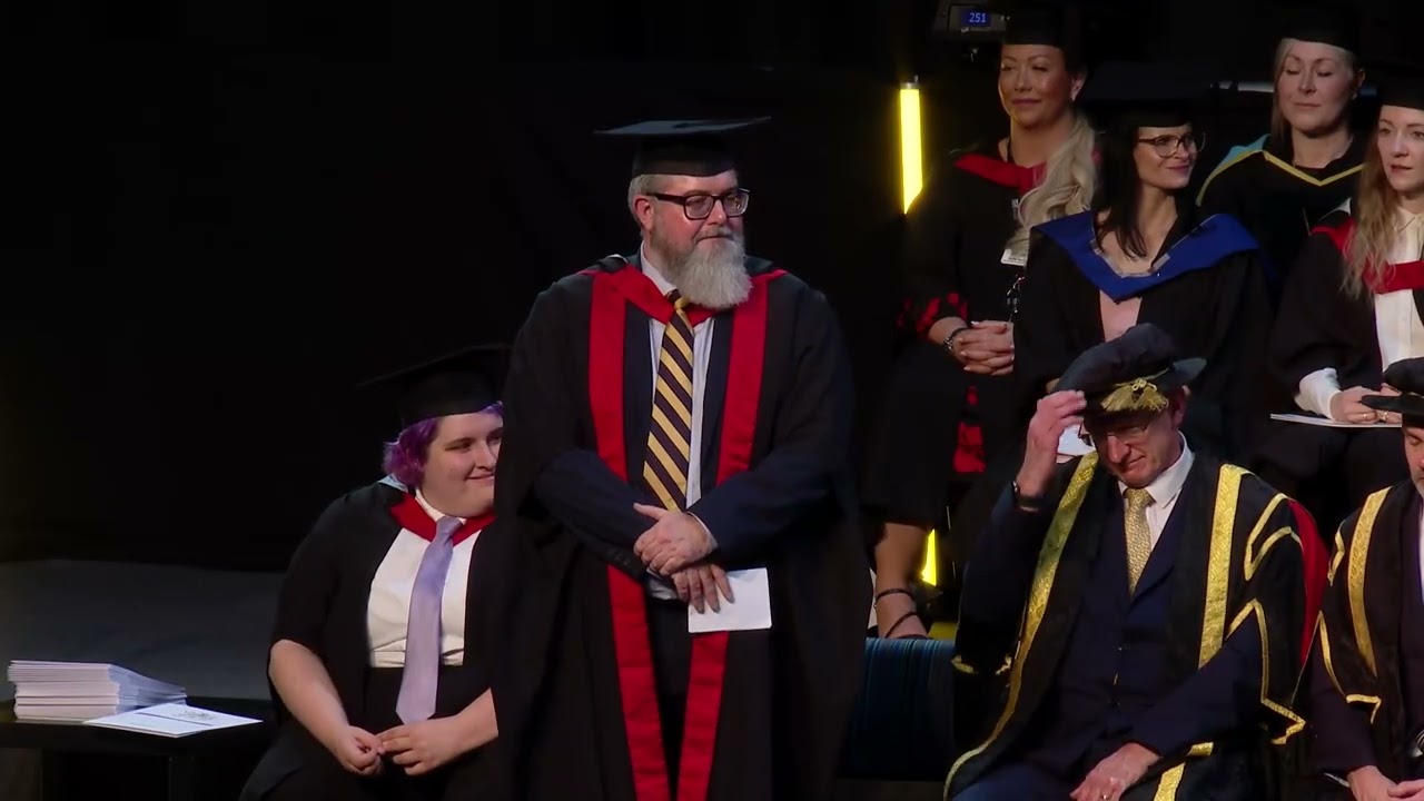 Derby Graduation &ndash; November 2025 Honorand: Fabian Henderson