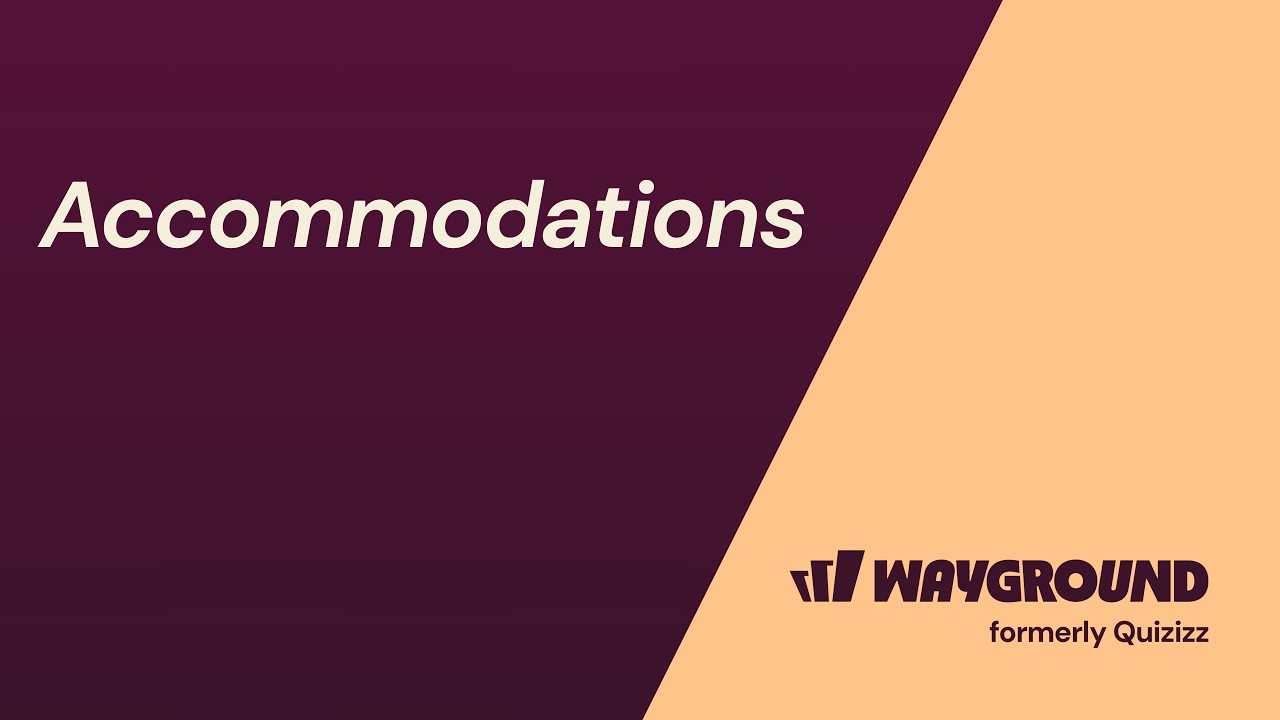 Accommodations on Wayground - A quick overview video thumbnail