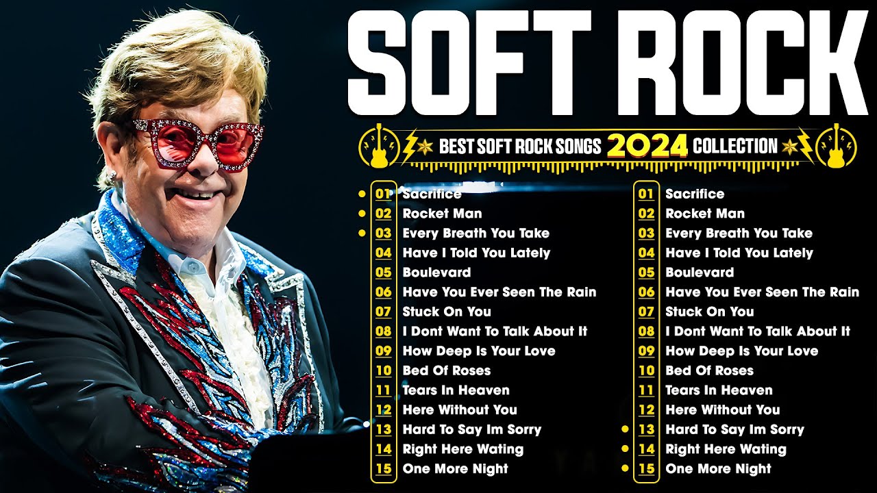 Soft Rock Songs 70s 80s 90s Full Album 📀 Elton John, Eric Clapton, Lionel Richie, Bee Gees, Chicago