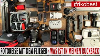 Fotografie Ausrüstung auf Reisen 2022 - Was ist in meinem Fotorucksack