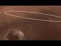 Flyover of Schiaparelli landing ellipse