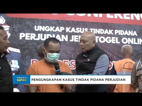 POLRES PONOROGO UNGKAP KASUS TINDAK PIDANA PERJUDIAN