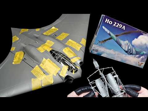 Horten Ho 229A 1/32 Takom Wings - FULL BUILD REVIEW step by step