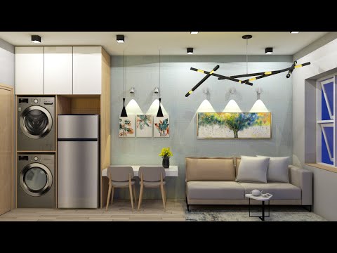 Tiny Apartment Ep25 (Micro Apartment 24sqm/258sqft) | Tiny Apartment Tour | Never Too Small