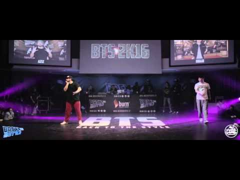 BTS 2K16 - 1/2 FINAL BATTLE POPPING - AZIZ VS HOAN