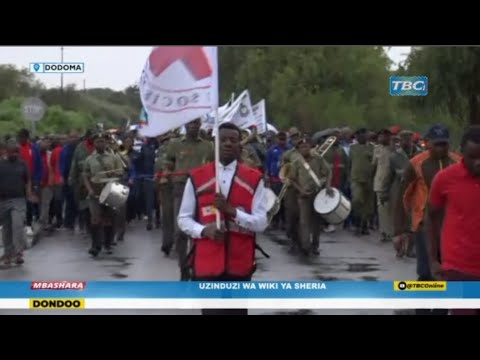 #TBCLIVE DODOMA: MAANDAMANO YA UZINDUZI WA WIKI YA SHERIA