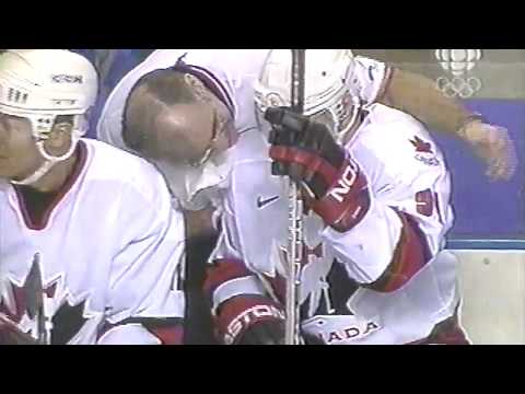 Joe Sakic Goal - 2002 Gold Medal Game, Canada vs. USA