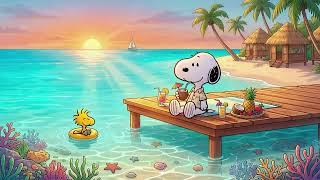 Snoopy Summer Tropical Sunset Pier 🌅 Summer Lofi Beats for Study, Work, Relax & Beach Focus MQDEFAULT Thumbnail