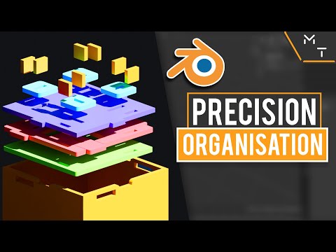 How To Stay Organized In Blender 2.82 : Precision Modeling ( Tutorial Part - 5 )