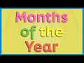 Months of the Year Song | Learn 12 Months for Kids | Educational Nursery Rhymes