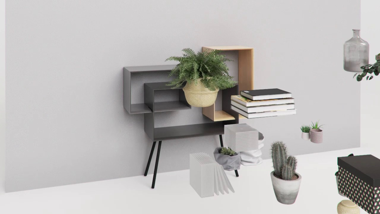 Vox Ribbon Low Bookcase