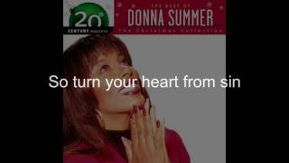 Donna Summer - Christmas Spirit LYRICS - Remastered &quot;Christmas Spirit&quot; 1994/2005
