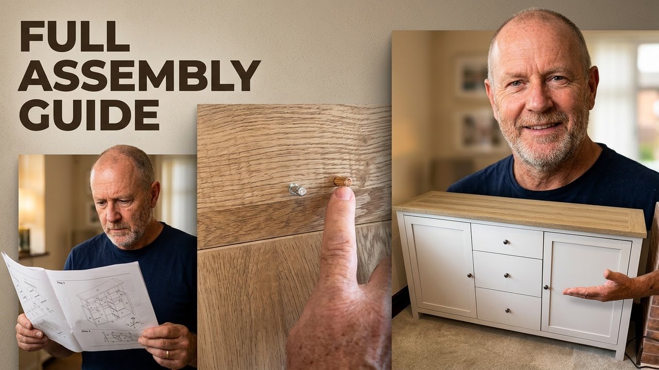Dunelm Olney Wide Sideboard Assembly Instructions