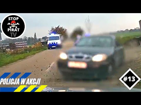 POLICJA W AKCJI #13 - pirat w Daewoo na polskich tablicach, skuteczne policyjne pościgi i inne akcje