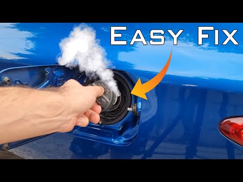 Air coming out of gas tank when opening cap?? How to test/clean Evap Canister Purge Valve Solenoid