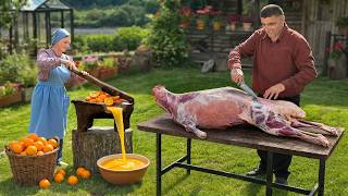 Cooking Delicious Lamb Marinated In Fresh Orange Juice!