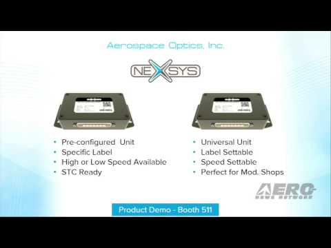 Aero-TV: Aerospace Optics - AEA 2015 New Product Introduction