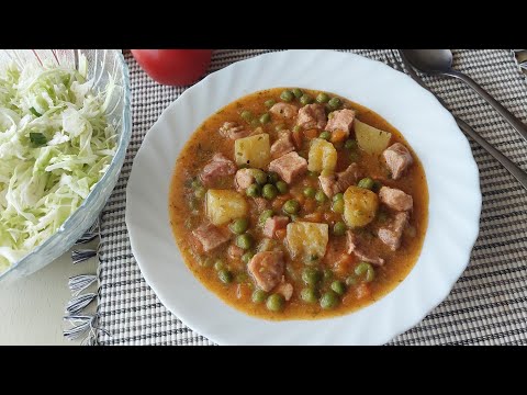 🌺 Grašak sa svinjskim mesom - Peas with pork 🌸
