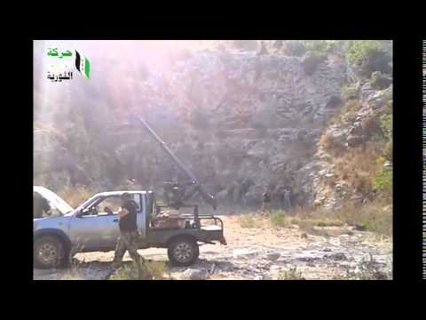 استهداف تجمعات قوات النظام بصواريخ غراد من قبل حركة الفدائيين الثورية في القرداحة