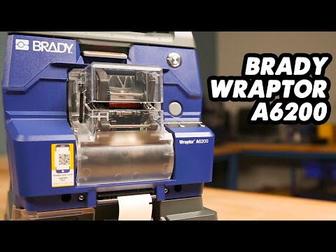 Принтер этикеток BRADY WRAPTOR A6200 видео