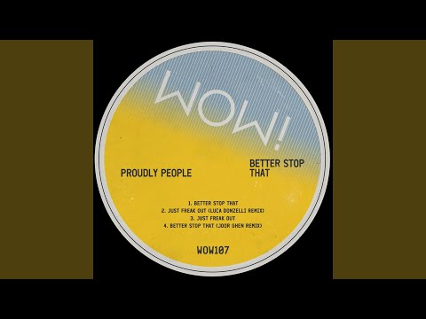 Better Stop That (Joor Ghen Remix)