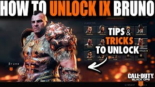 HOW TO UNLOCK IX BRUNO IN BLACK OPS 4 BLACKOUT | How to Unlock Characters in Call of Duty