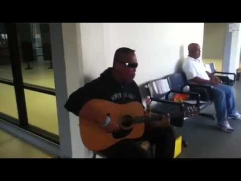 Mike Tinian Airport Police officer lunch break Live.