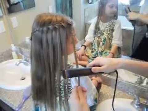 Waterfall French Braid Crimped Strands Cute Girls Hairstyles