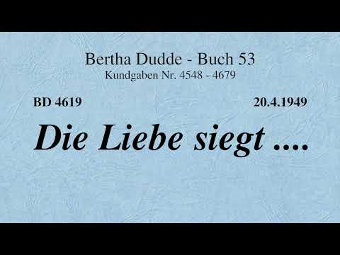 BD 4619 - DIE LIEBE SIEGT ....
