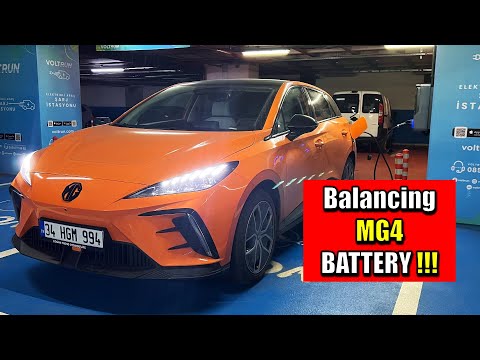 How to BALANCE 2023 MG4 EV Electric Car Battery?