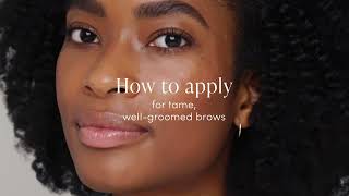 How to apply for tame, well groomed brows | jane iredale PureBrow Brow Gel
