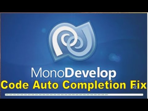 Code Auto Completion In Mono Develop