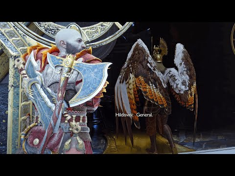 Kratos is called General by all, but Freyr Scene - God Of War Ragnarok [4K 60FPS HDR]