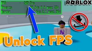 How To Unlock FPS On Roblox 2024 *Working