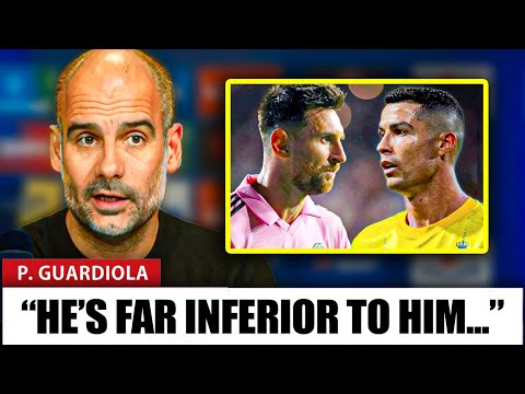 Pep Guardiola Responds to Cristiano Ronaldo After His Comments About Messi