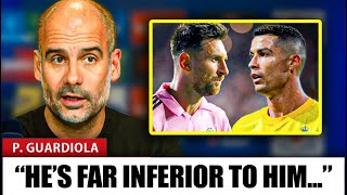 Download lagu Pep Guardiola Responds to Cristiano Ronaldo After His Comments About Messi mp3