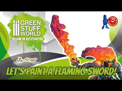 Creative : Let´s paint a Flaming Sword !!