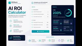 AI ROI Calculator Video