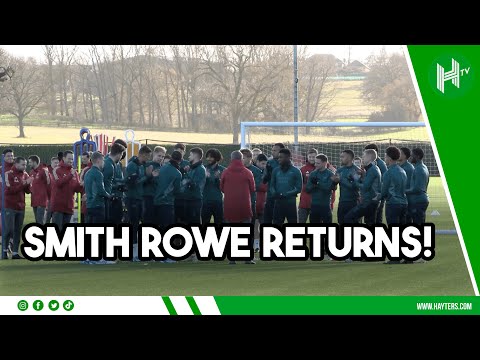 LOVELY MOMENT as Smith Rowe given WARM RECEPTION on return to Arsenal training ❤️